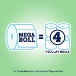 Quilted Northern Eco Comfort Toilet Paper, Mega Rolls, 6 Count of 308 Sheets Per Roll - Image 2