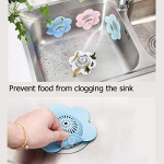 Umbworld Hair Catcher Silicone Hair Stopper Shower Drain Covers, Bathtub and Shower Drain Protectors with Suction Cups Suit for Bathroom Bathtub and Kitchen 4 Pack - Image 4